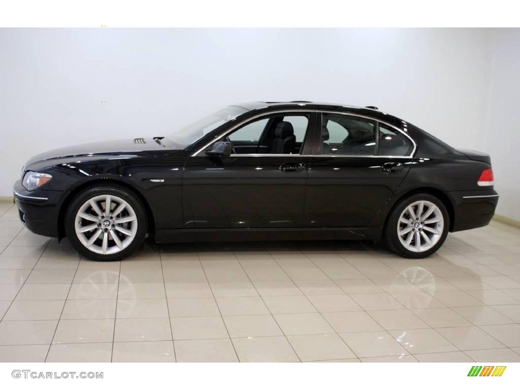 2007 7 Series 750i Sedan - Jet Black / Black photo #4