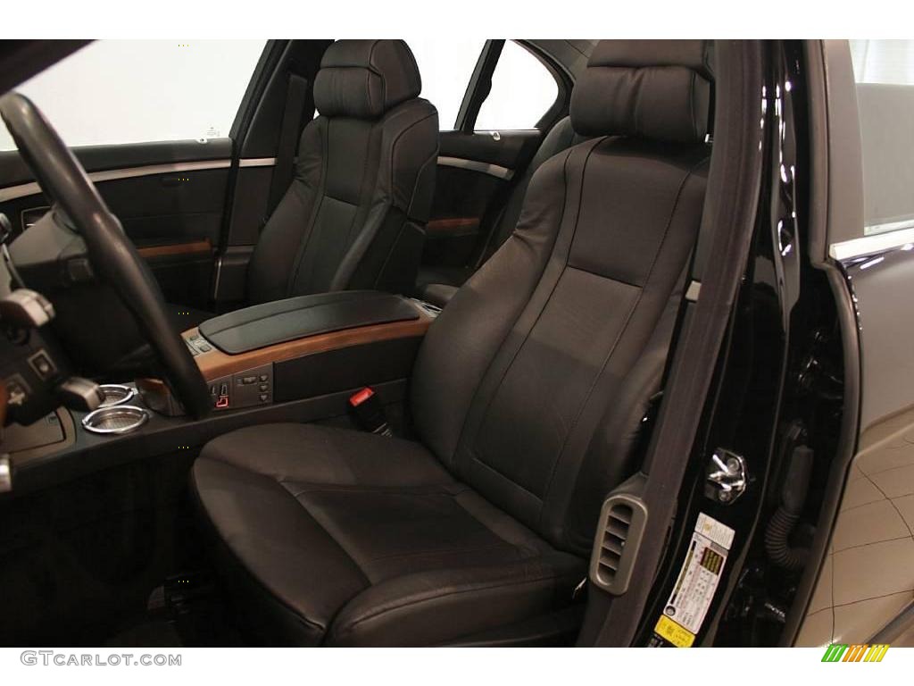 2007 7 Series 750i Sedan - Jet Black / Black photo #14
