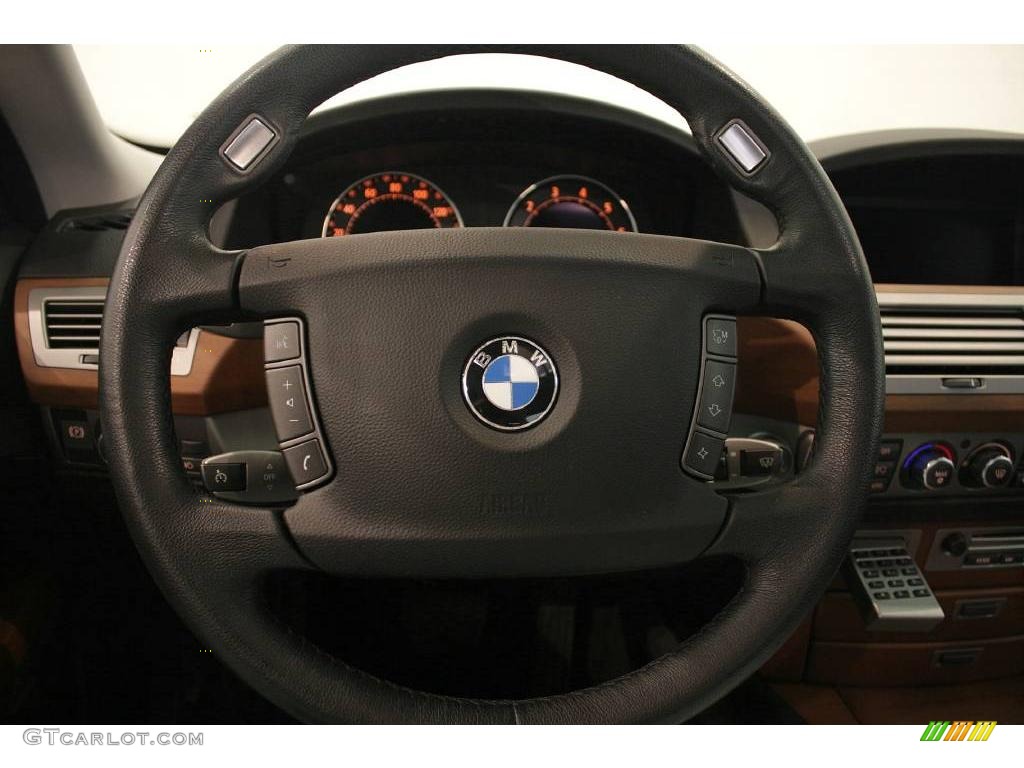 2007 7 Series 750i Sedan - Jet Black / Black photo #17