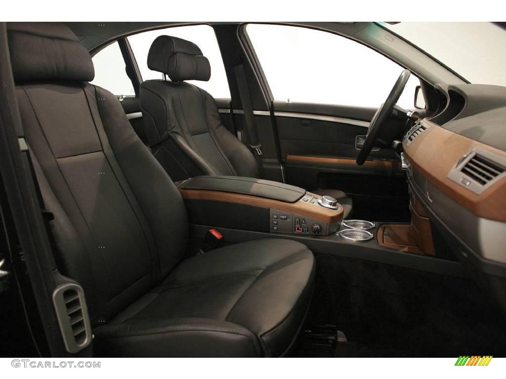 2007 7 Series 750i Sedan - Jet Black / Black photo #25