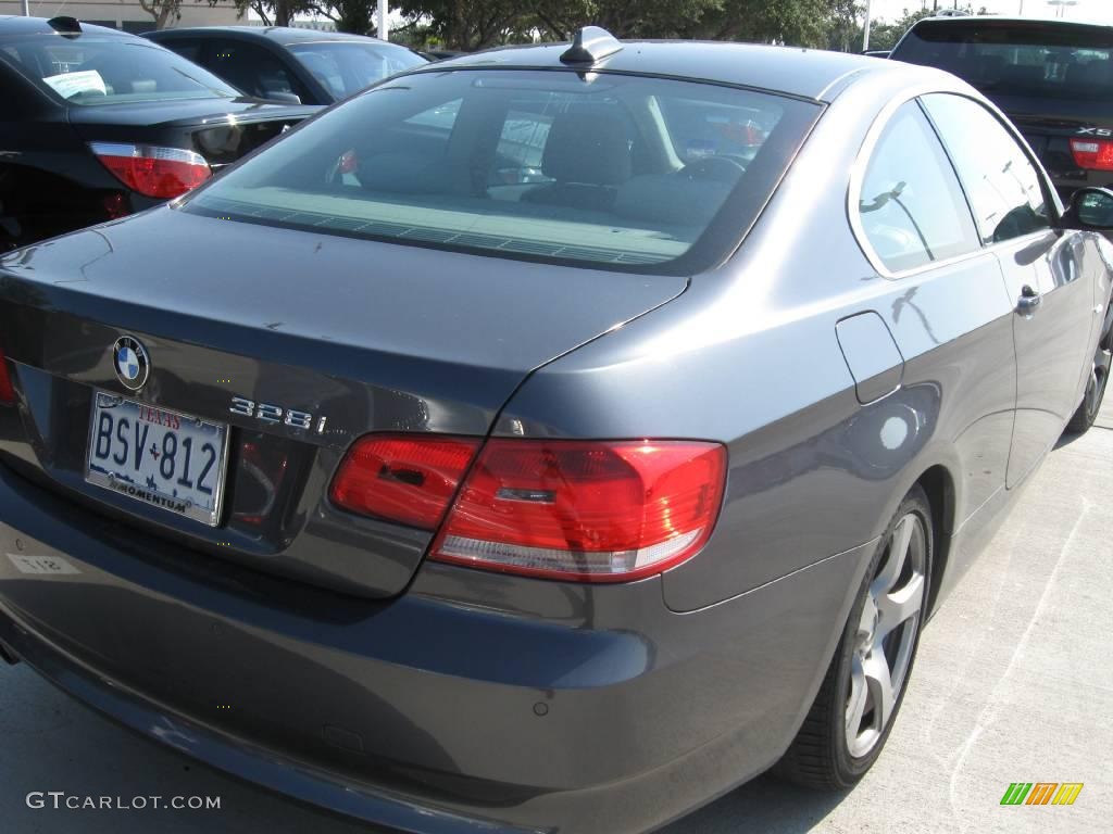 2008 3 Series 328i Coupe - Sparkling Graphite Metallic / Gray photo #2