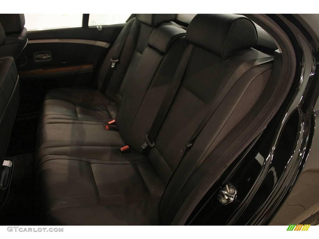 2007 7 Series 750i Sedan - Jet Black / Black photo #28