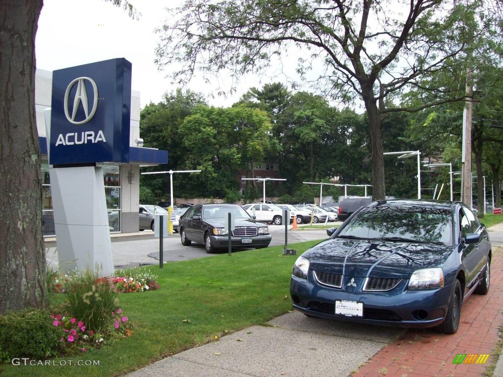 2005 Galant GTS V6 - Torched Steel Blue Pearl / Black photo #1