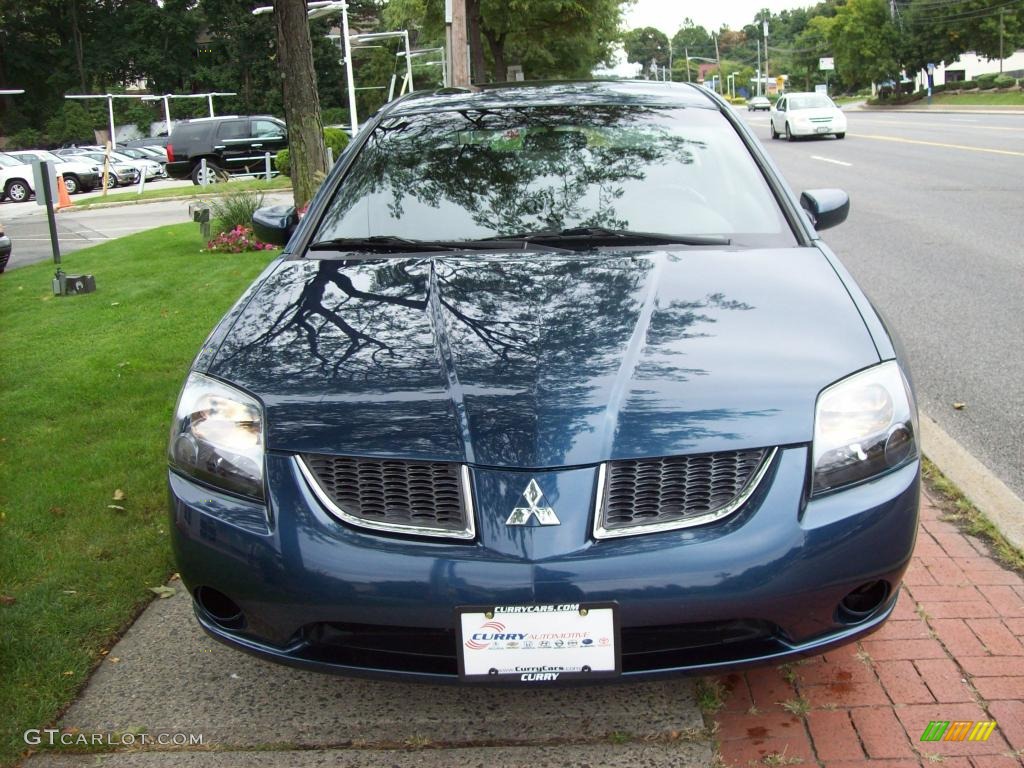 2005 Galant GTS V6 - Torched Steel Blue Pearl / Black photo #3