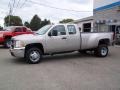 2009 Silver Birch Metallic Chevrolet Silverado 3500HD LS Extended Cab 4x4 Dually  photo #4