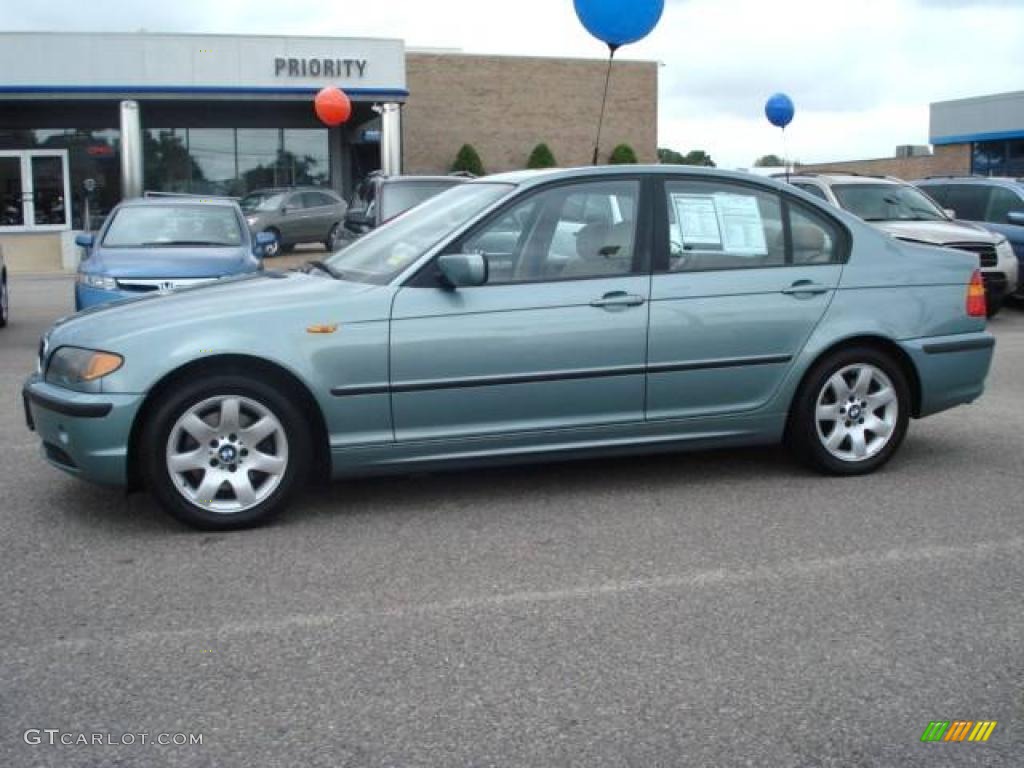 2004 3 Series 325i Sedan - Grey Green Metallic / Sand photo #3