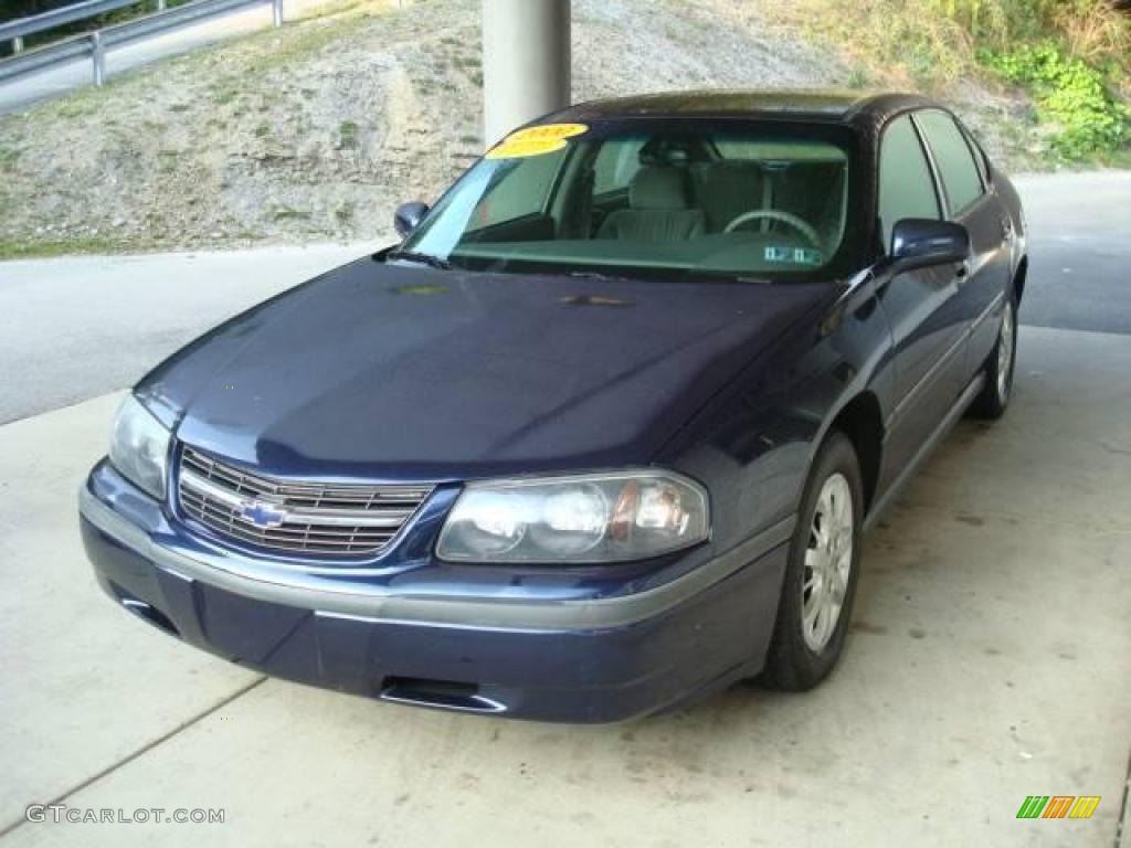 2000 Impala  - Navy Blue Metallic / Medium Gray photo #5