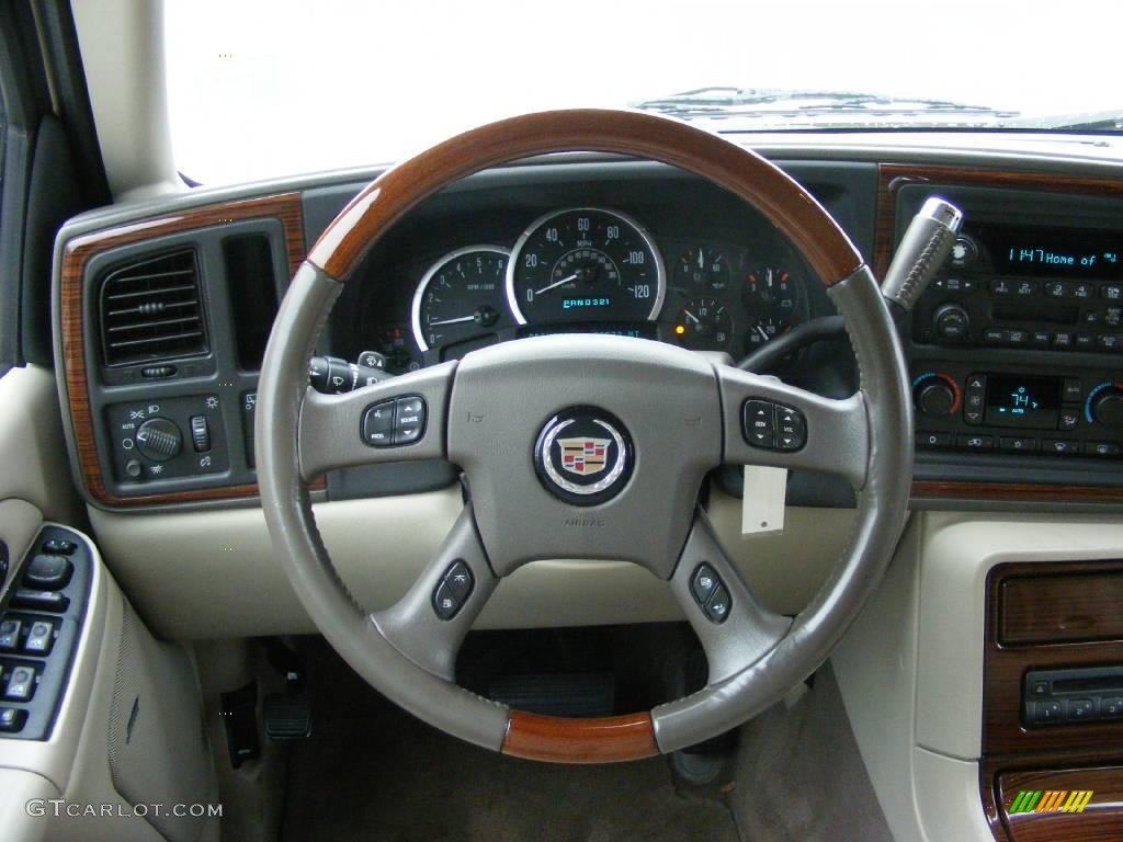 2004 Escalade AWD - White Diamond / Shale photo #24