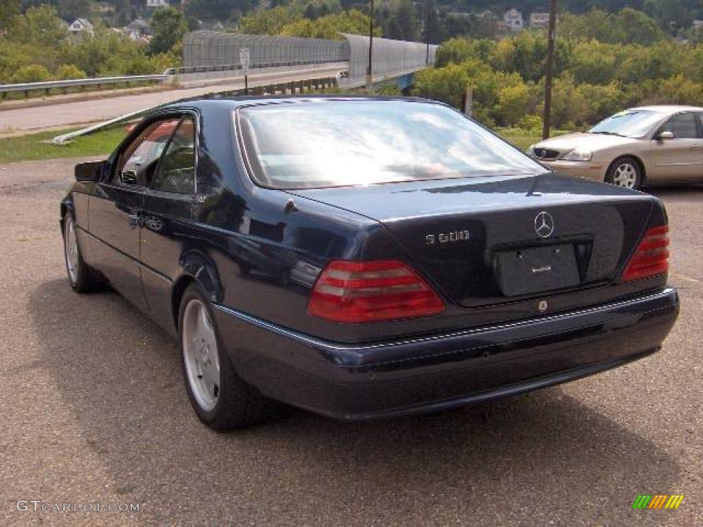 1997 S 600 Sedan - Royal Indigo Metallic / Parchment photo #6