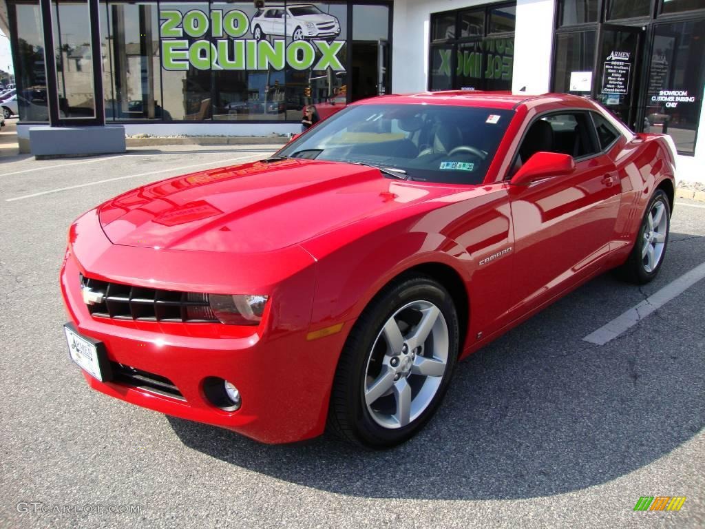 2010 Camaro LT Coupe - Victory Red / Black photo #1