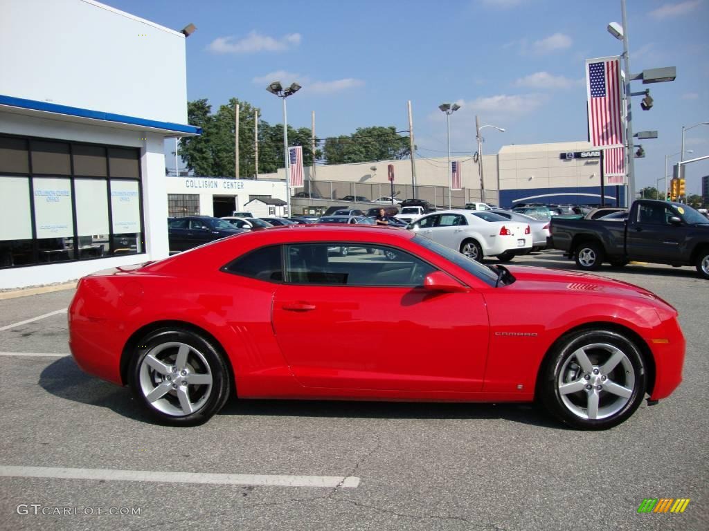 2010 Camaro LT Coupe - Victory Red / Black photo #6