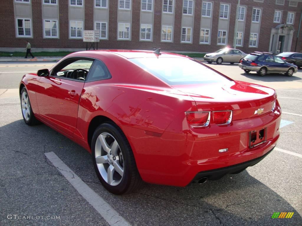 2010 Camaro LT Coupe - Victory Red / Black photo #9