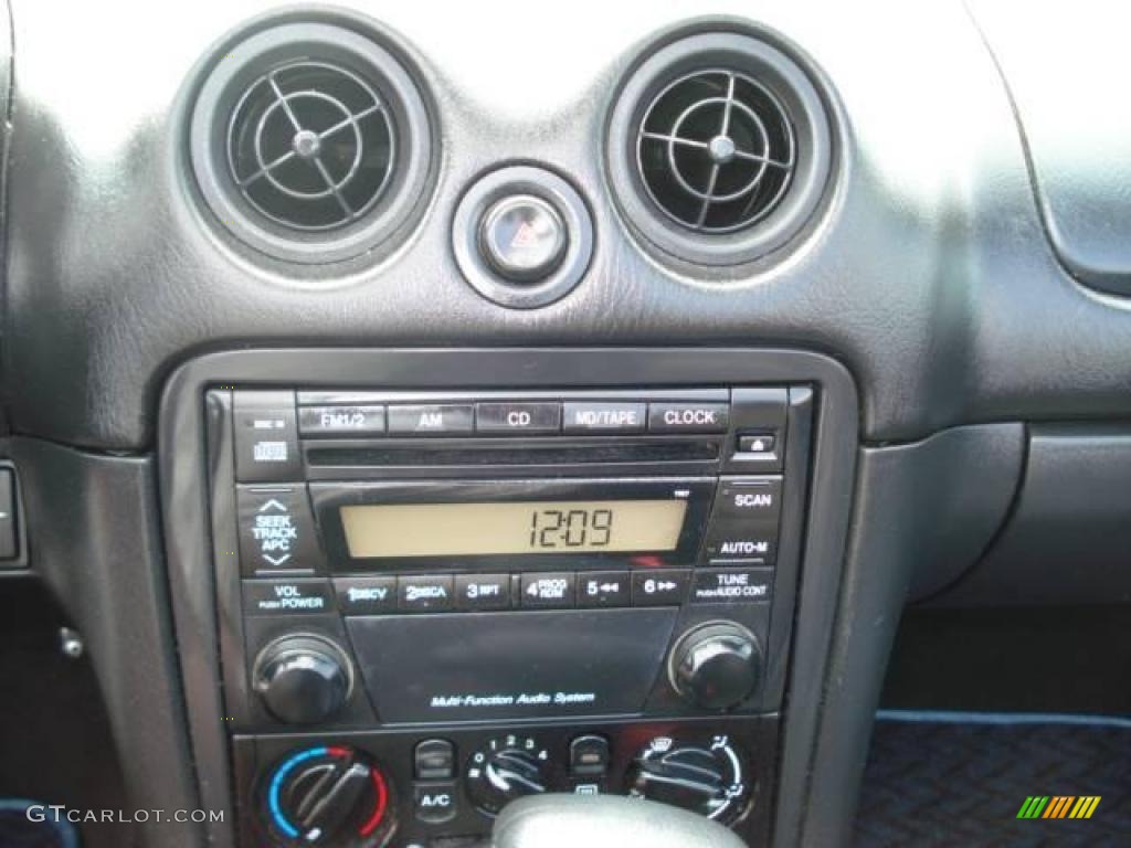 2001 MX-5 Miata Roadster - Crystal Blue Metallic / Black photo #14