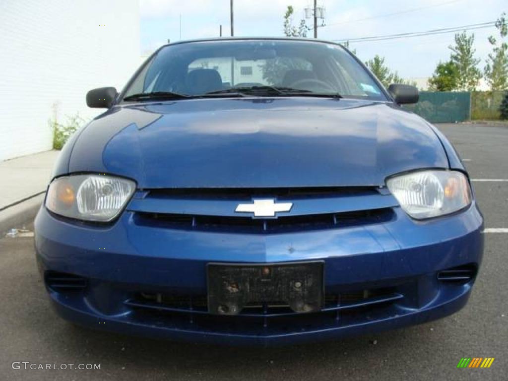 2003 Cavalier LS Coupe - Arrival Blue Metallic / Graphite Gray photo #2