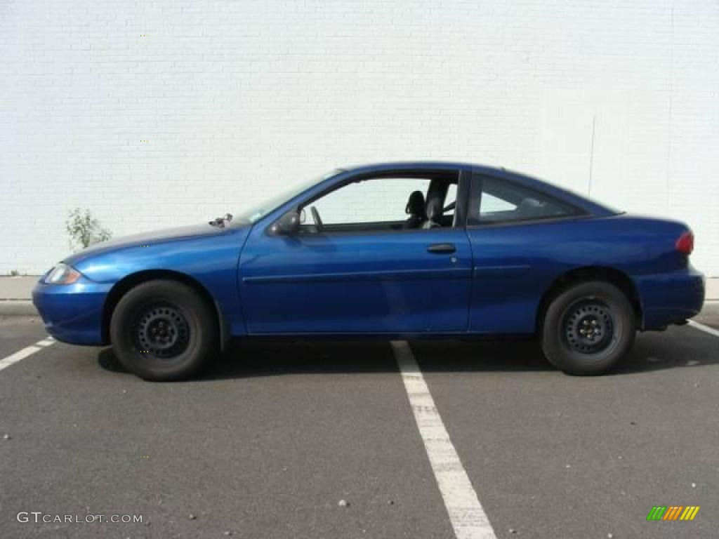 2003 Cavalier LS Coupe - Arrival Blue Metallic / Graphite Gray photo #3