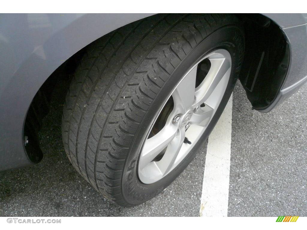 2004 MAZDA3 s Sedan - Titanium Gray Metallic / Black/Red photo #27