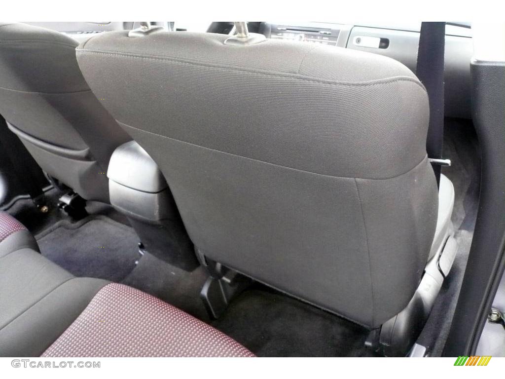 2004 MAZDA3 s Sedan - Titanium Gray Metallic / Black/Red photo #48