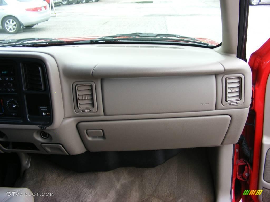 2003 Silverado 1500 LS Extended Cab - Victory Red / Tan photo #19