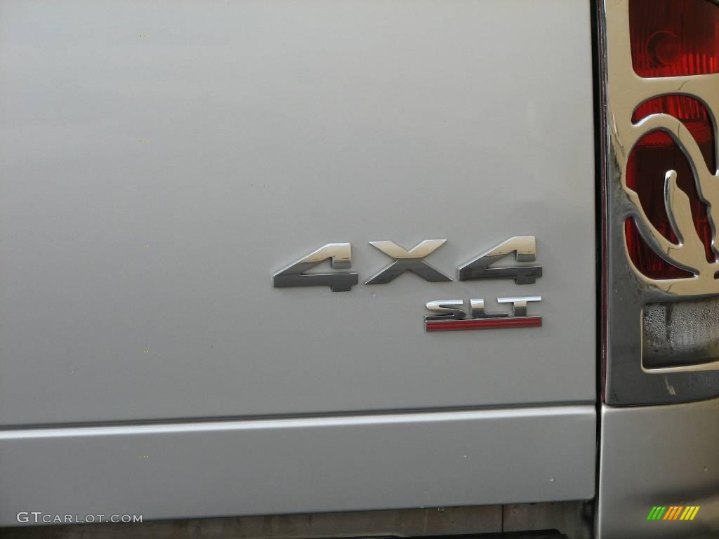 2003 Ram 1500 SLT Quad Cab 4x4 - Bright Silver Metallic / Dark Slate Gray photo #7