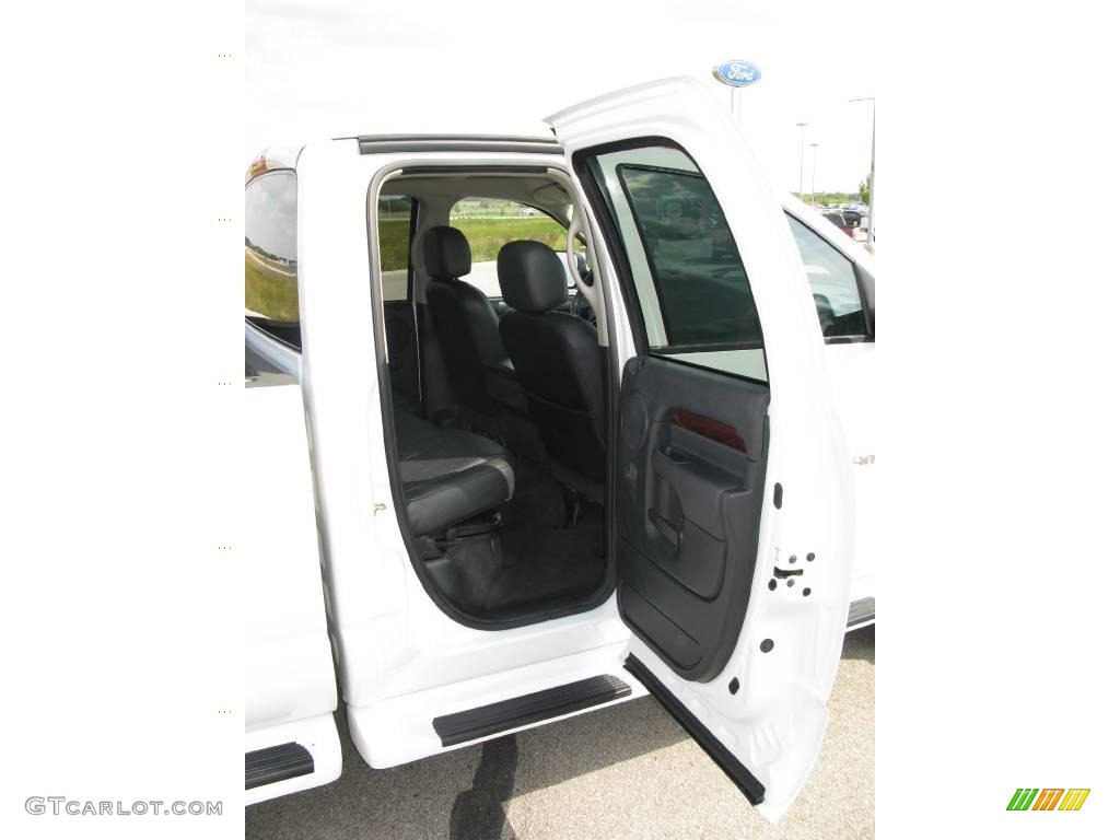 2003 Ram 3500 Laramie Quad Cab 4x4 Dually - Bright White / Dark Slate Gray photo #38
