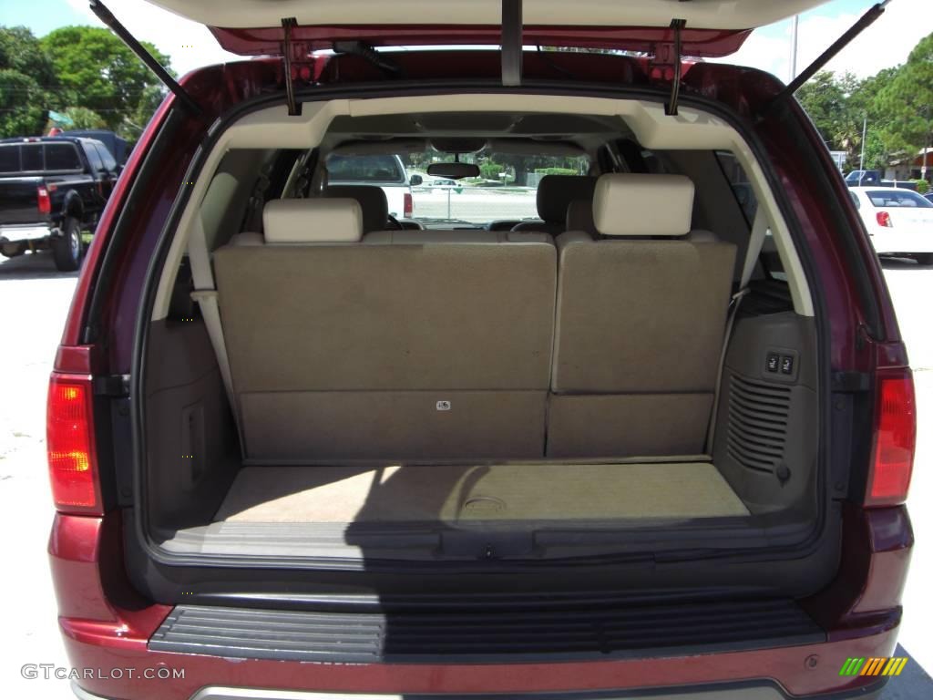 2004 Navigator Ultimate - Merlot Red Metallic / Light Parchment photo #8