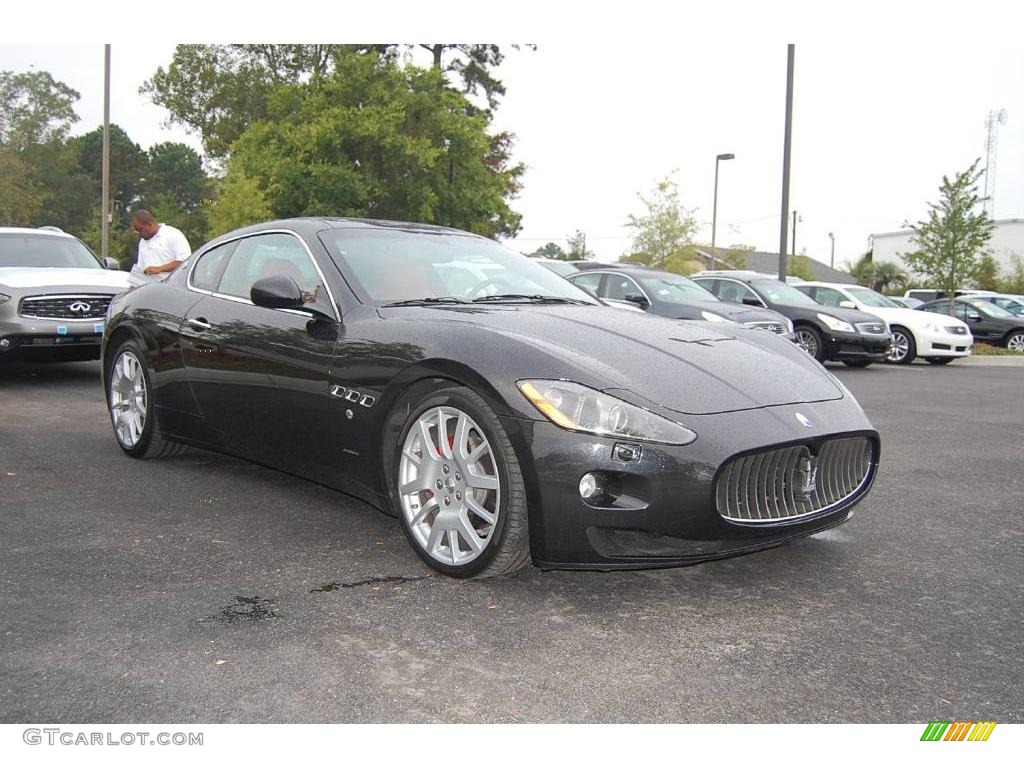 2008 GranTurismo  - Nero Carbonio (Metallic Black) / Rosso Corallo (Red) photo #1