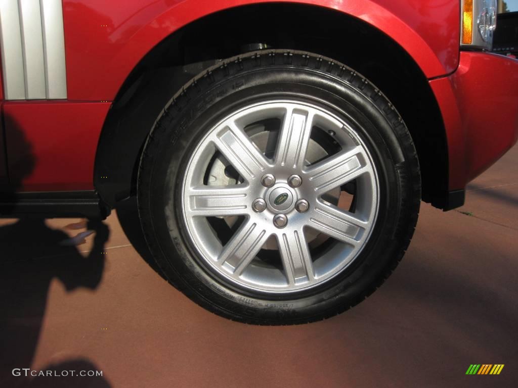 2007 Range Rover HSE - Rimini Red Metallic / Sand/Jet photo #16