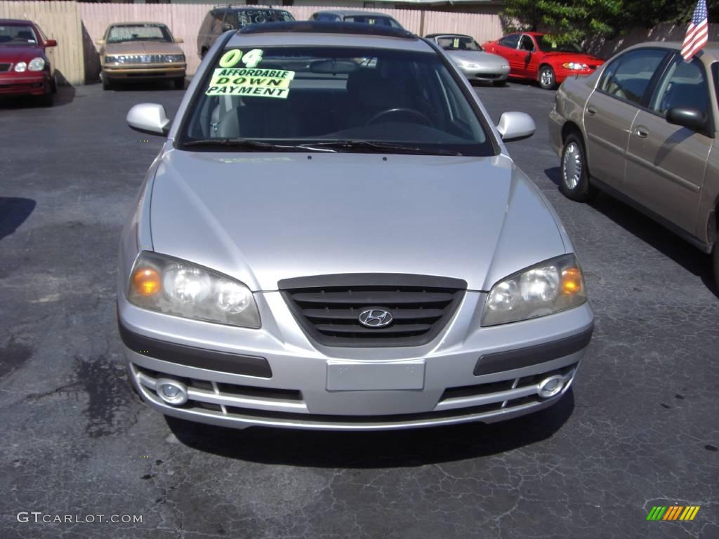 2004 Elantra GT Hatchback - Sterling Silver / Dark Gray photo #3