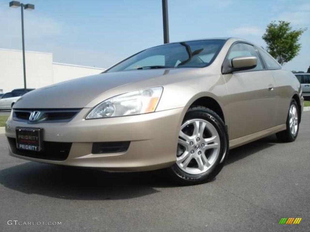 2006 Accord EX-L Coupe - Desert Mist Metallic / Ivory photo #1