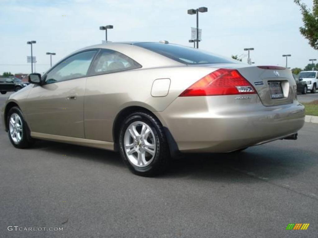 2006 Accord EX-L Coupe - Desert Mist Metallic / Ivory photo #4
