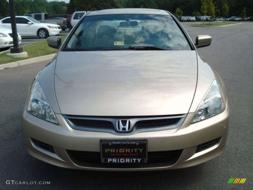 2006 Accord EX-L Coupe - Desert Mist Metallic / Ivory photo #9