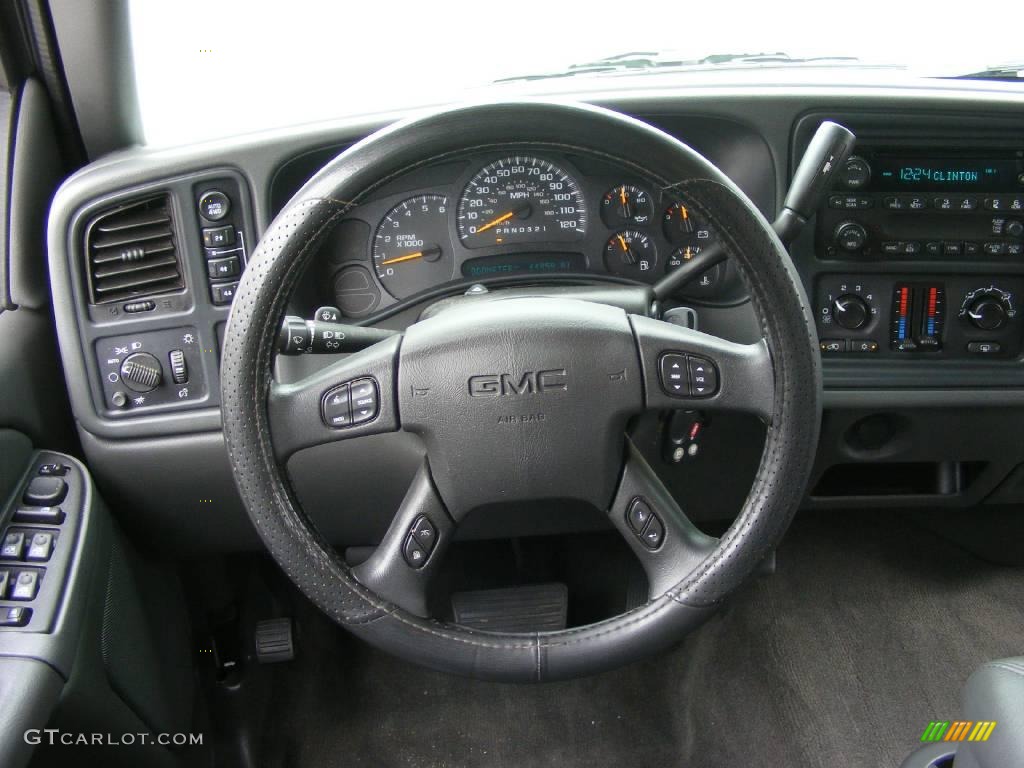 2006 Sierra 1500 SLT Crew Cab 4x4 - Silver Birch Metallic / Dark Pewter photo #24