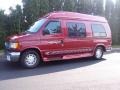 Toreador Red Metallic 1998 Ford E Series Van E150 Passenger Conversion