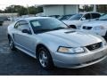 2000 Silver Metallic Ford Mustang V6 Coupe  photo #1