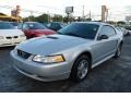 2000 Silver Metallic Ford Mustang V6 Coupe  photo #3