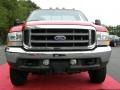 2002 Red Clearcoat Ford F250 Super Duty XLT Regular Cab 4x4  photo #2