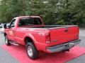 2002 Red Clearcoat Ford F250 Super Duty XLT Regular Cab 4x4  photo #6