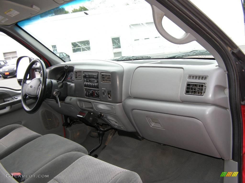 2002 F250 Super Duty XLT Regular Cab 4x4 - Red Clearcoat / Medium Flint photo #18