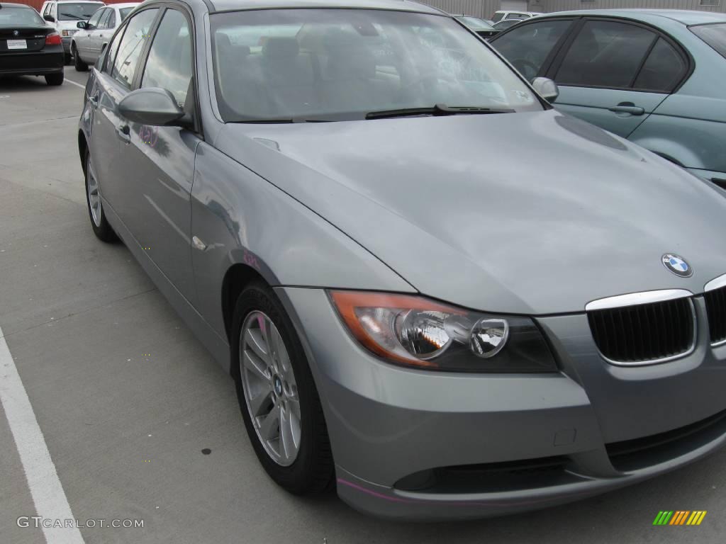 2006 3 Series 325i Sedan - Silver Grey Metallic / Beige photo #2