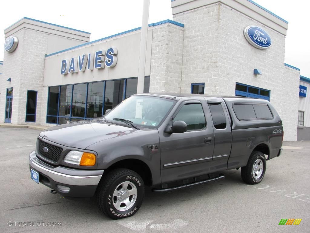 2004 F150 XLT Heritage SuperCab 4x4 - Dark Shadow Grey Metallic / Heritage Graphite Grey photo #1