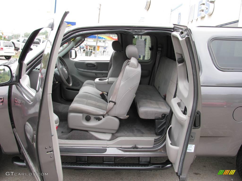 2004 F150 XLT Heritage SuperCab 4x4 - Dark Shadow Grey Metallic / Heritage Graphite Grey photo #8