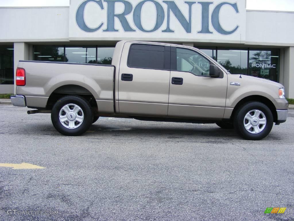 2004 F150 XLT SuperCrew - Arizona Beige Metallic / Tan photo #1