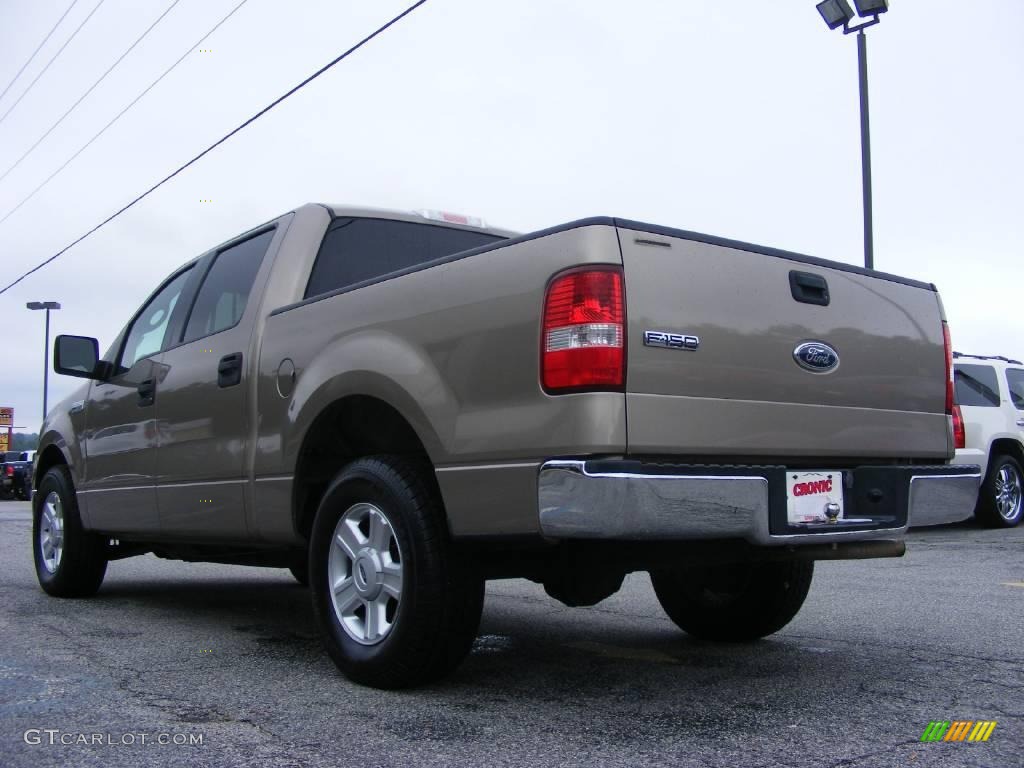 2004 F150 XLT SuperCrew - Arizona Beige Metallic / Tan photo #6