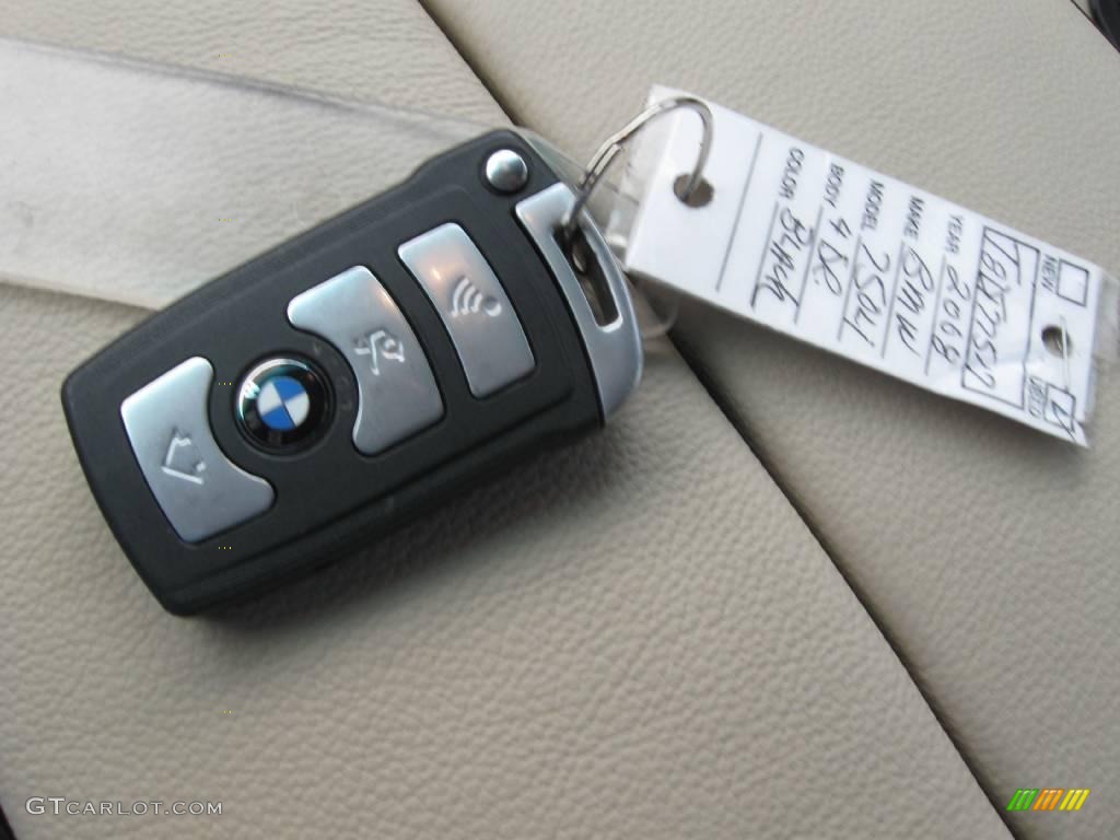 2008 7 Series 750Li Sedan - Monaco Blue Metallic / Cream Beige photo #20