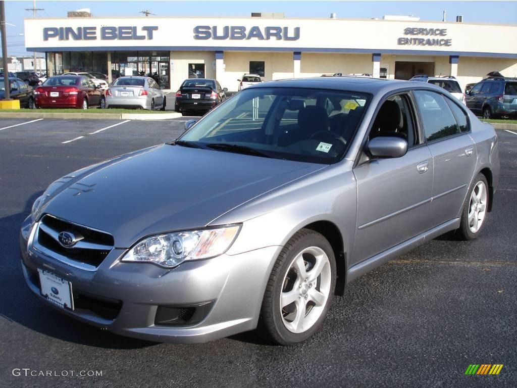 2009 Legacy 2.5i Sedan - Quartz Silver Metallic / Off Black photo #1