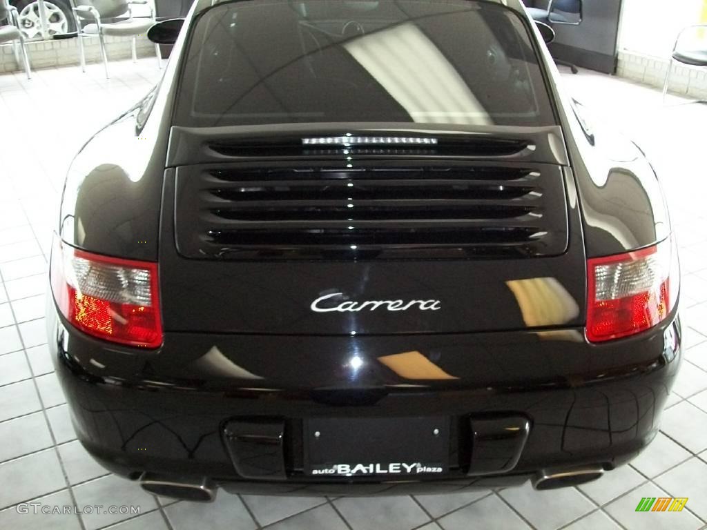 2007 911 Carrera Coupe - Black / Black photo #4