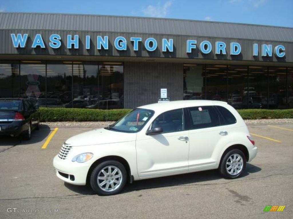 2007 PT Cruiser Touring - Cool Vanilla White / Pastel Slate Gray photo #1