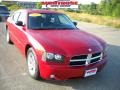 2006 Inferno Red Crystal Pearl Dodge Charger SXT  photo #22