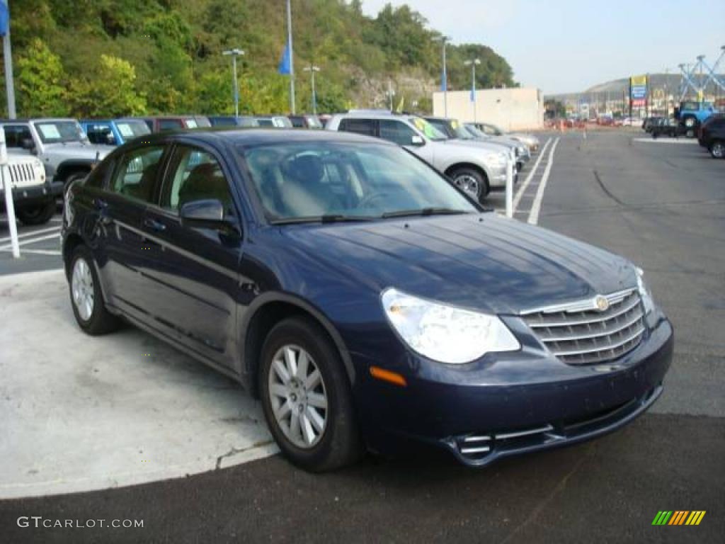 2008 Sebring LX Sedan - Modern Blue Pearl / Dark Slate Gray/Light Slate Gray photo #6