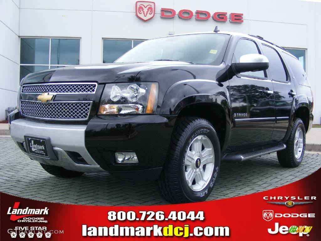 2007 Tahoe Z71 4x4 - Black / Ebony photo #1